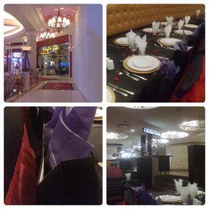 Beautifully set out table