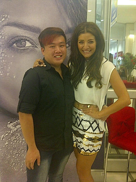 Phillip Chen(rising designer) with Jeannie D