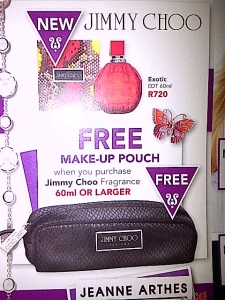 Spotted this special at dis-chem. Gorgeous free makeup bag