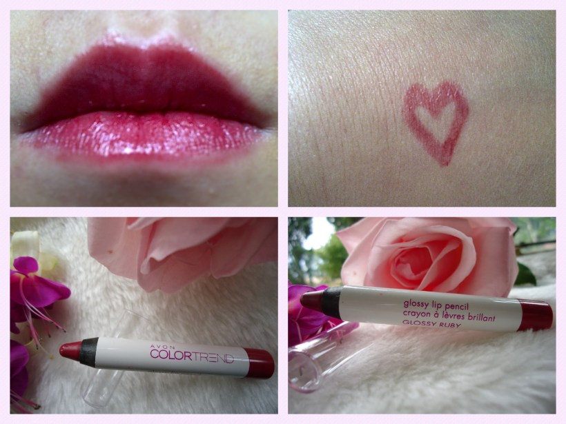 avon glossy lip pencil