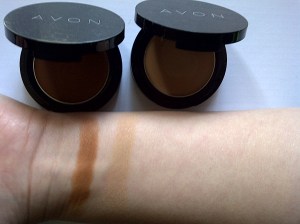 Swatches of Dark and medium respectively