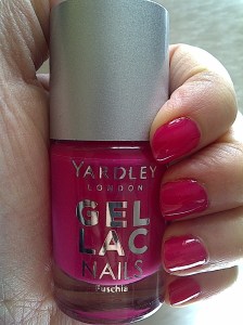 yardley gel lac nails fuschia