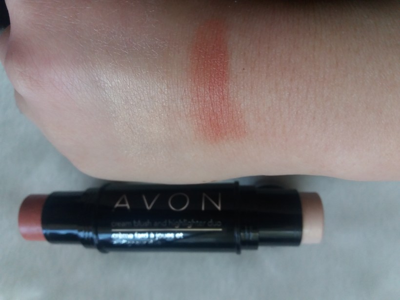 Avon cream blush and highlighter duo